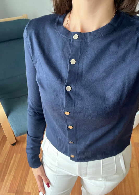 BAYAN LACİVERT HIRKA