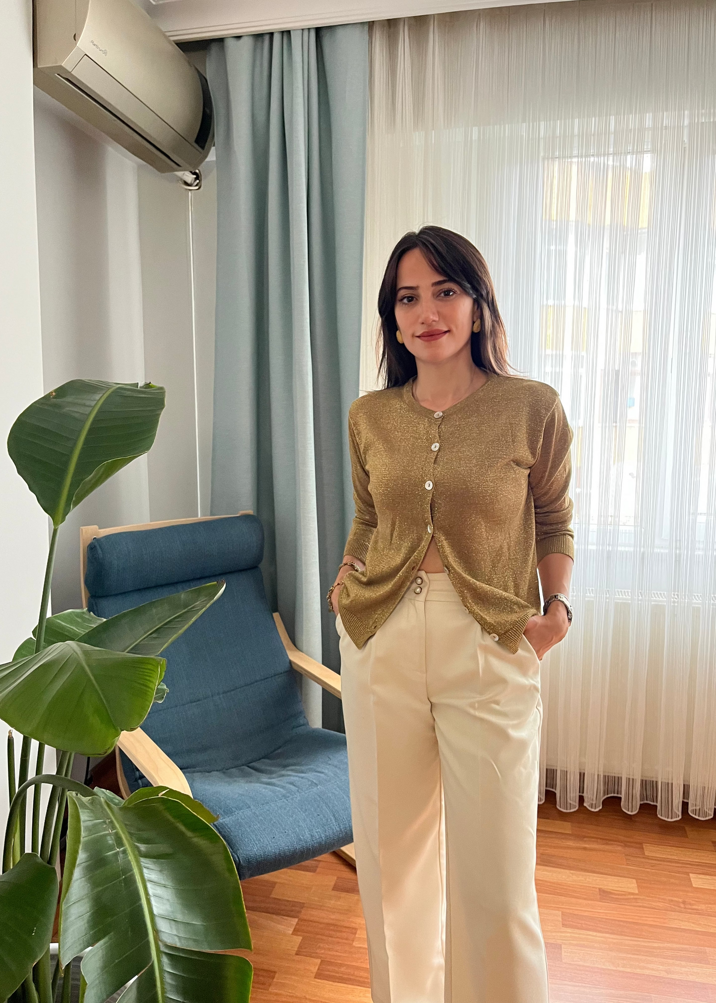 SİMLİ TRİKO HAKİ HIRKA