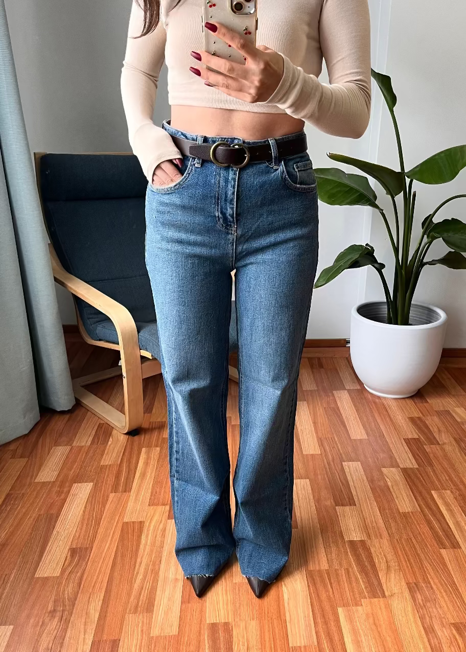 WIDE LEG JEAN