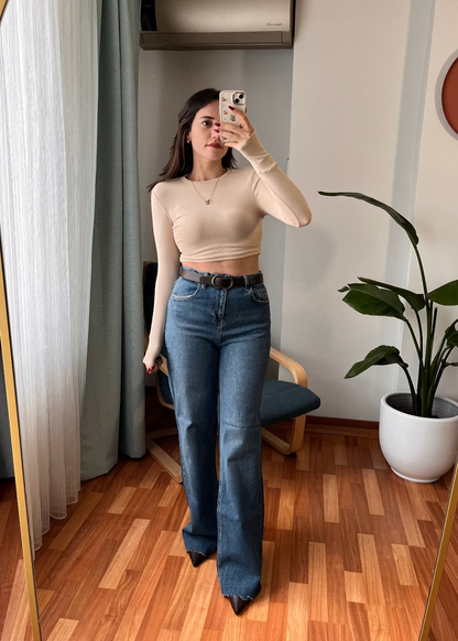 WIDE LEG JEAN
