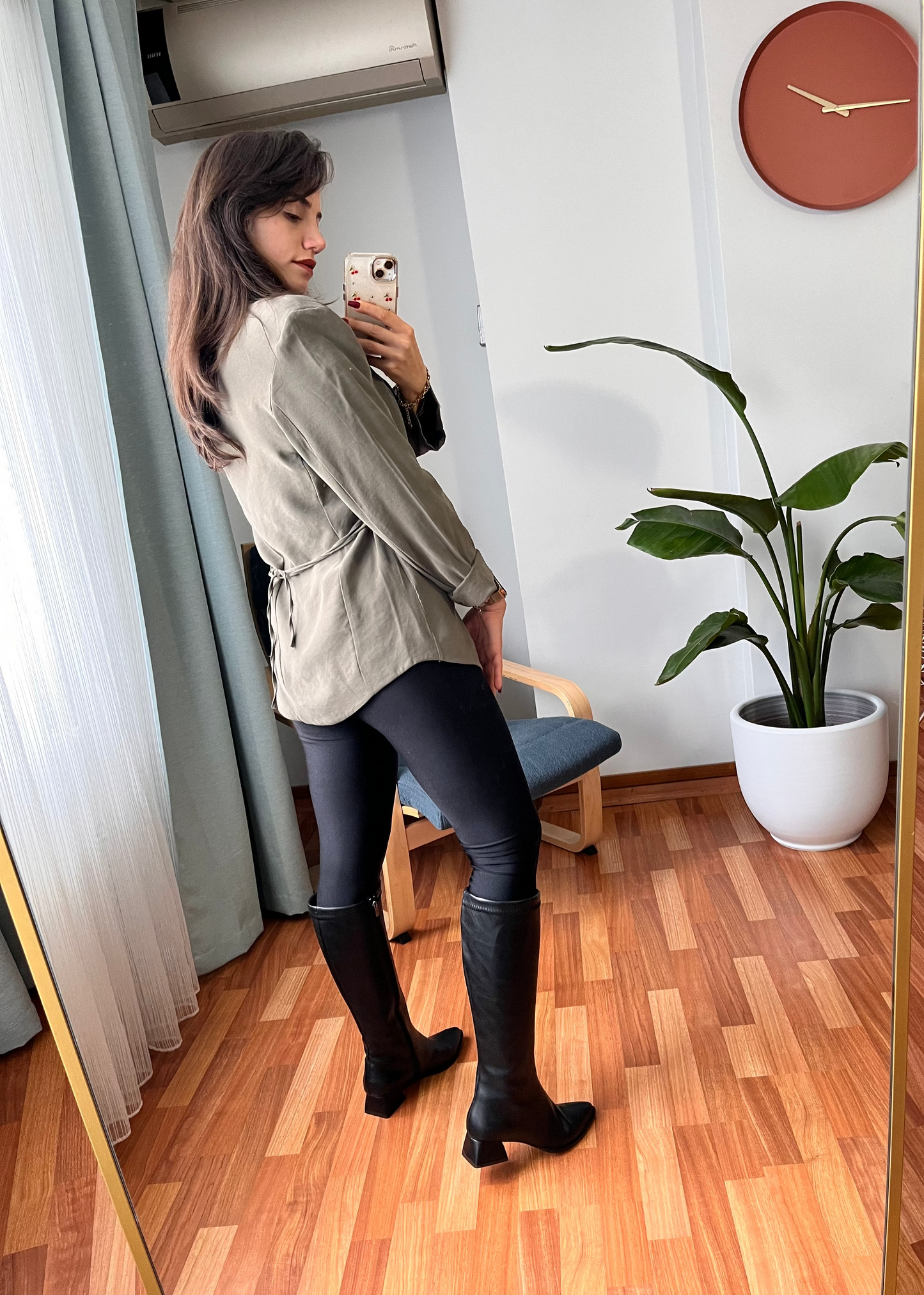 HAKİ VATKALI İNCE CEKET