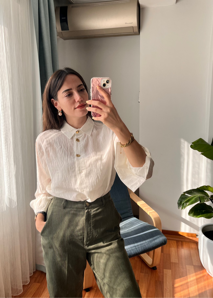 GOLD DÜĞMELİ GÖMLEK