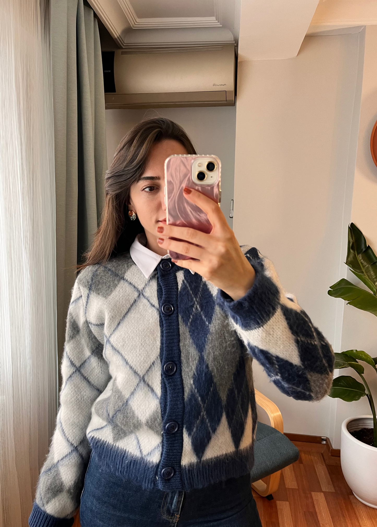 BAKLAVA DESEN HIRKA LACİVERT