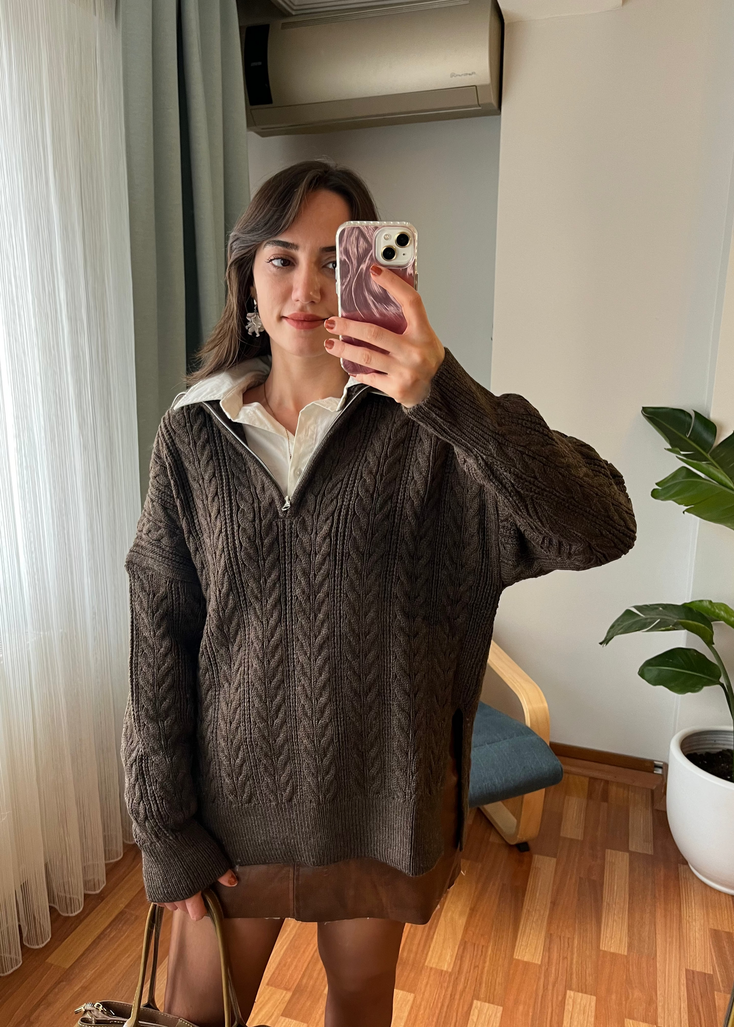 FERMUARLI KAZAK KAHVE