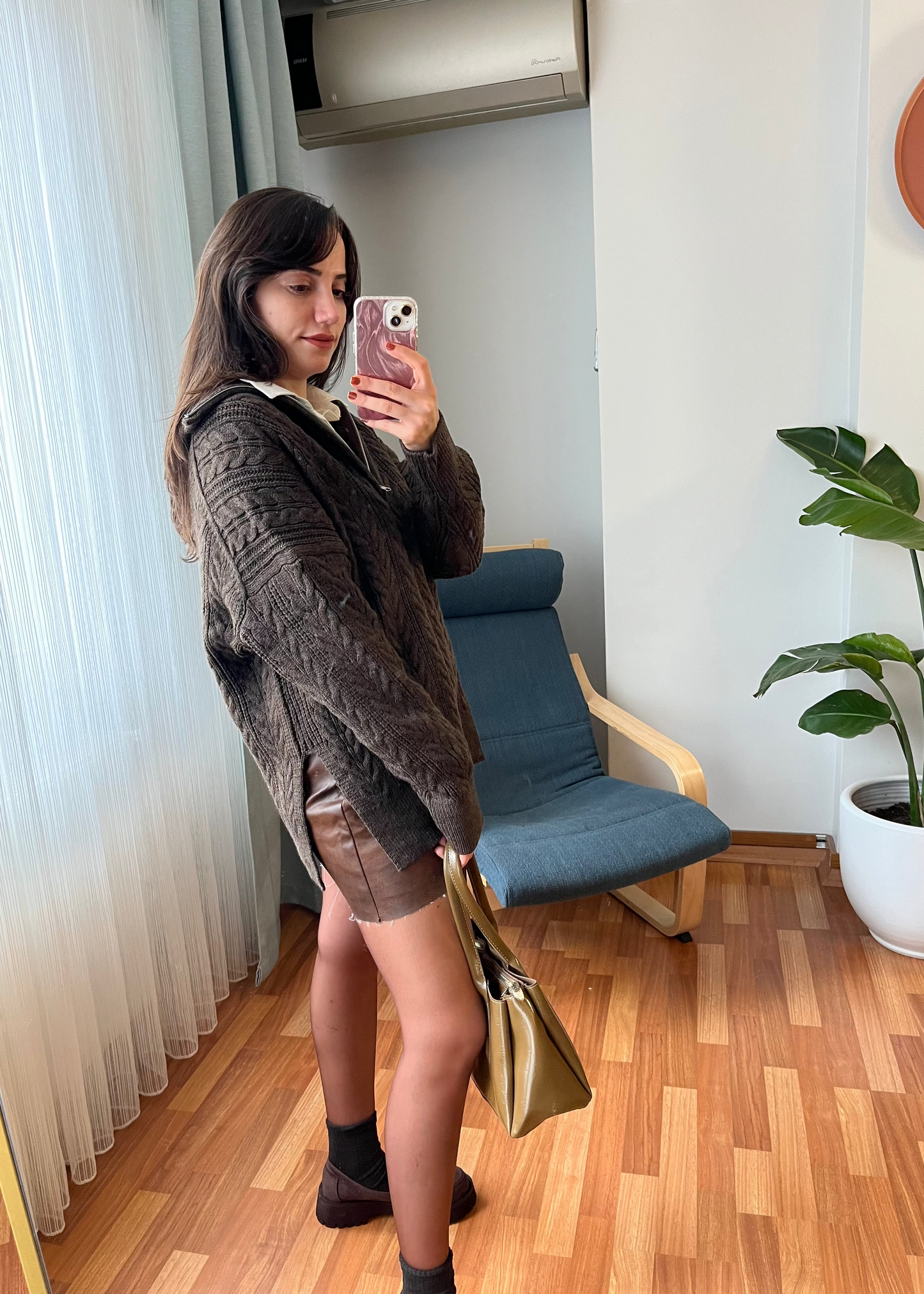 FERMUARLI KAZAK KAHVE