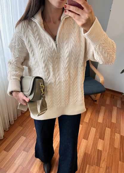 FERMUARLI KAZAK KREM