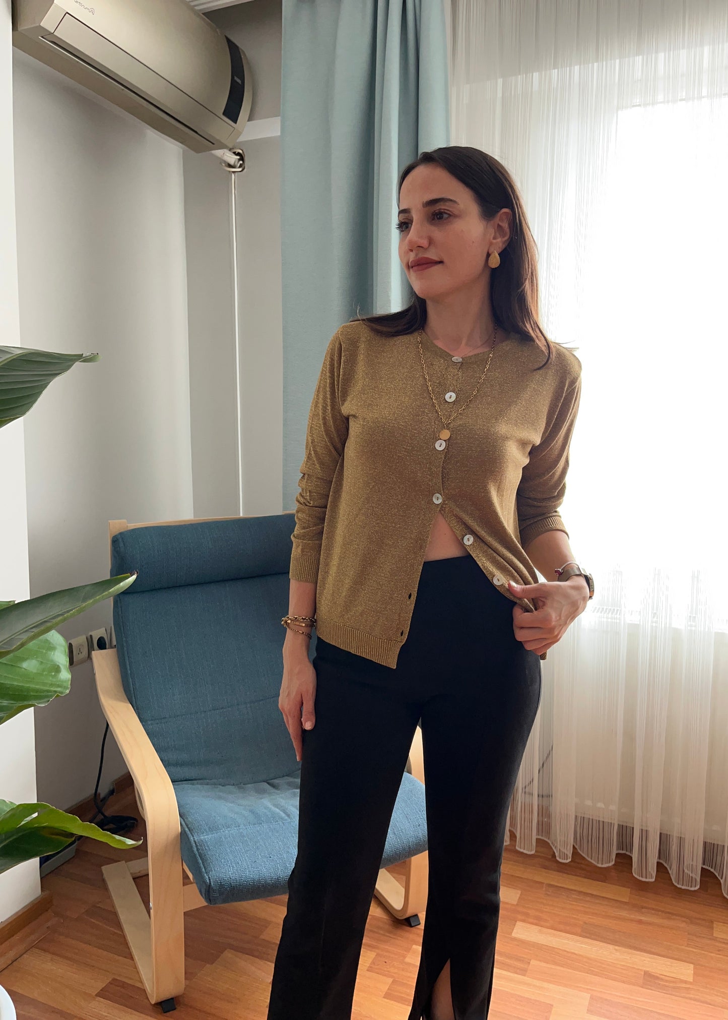 SİMLİ TRİKO HAKİ HIRKA